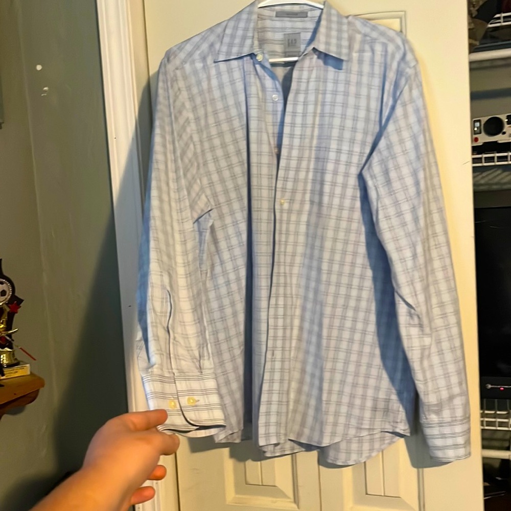 (NWOT) GAP striped collar shirt